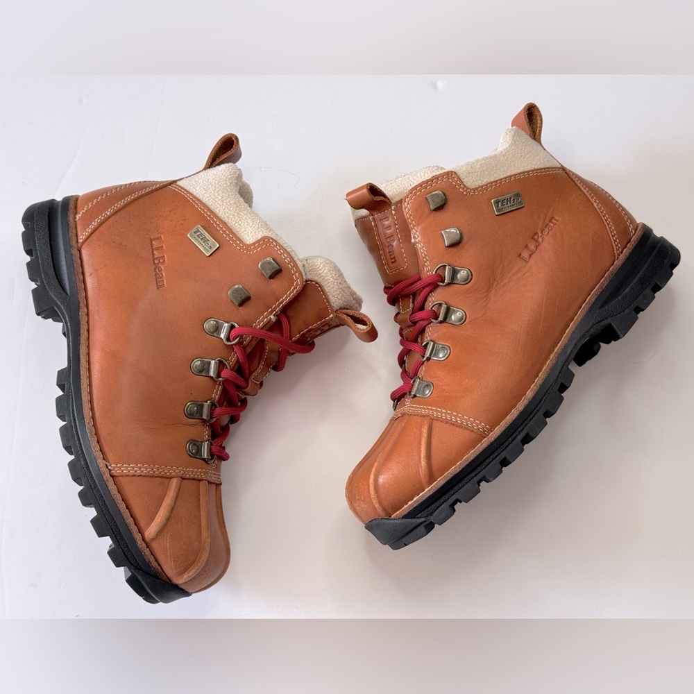 LL Bean TEK 2.5 Knifes Edge Mt Katahdin Vibram Waterproof Leather Hiking Boots 7